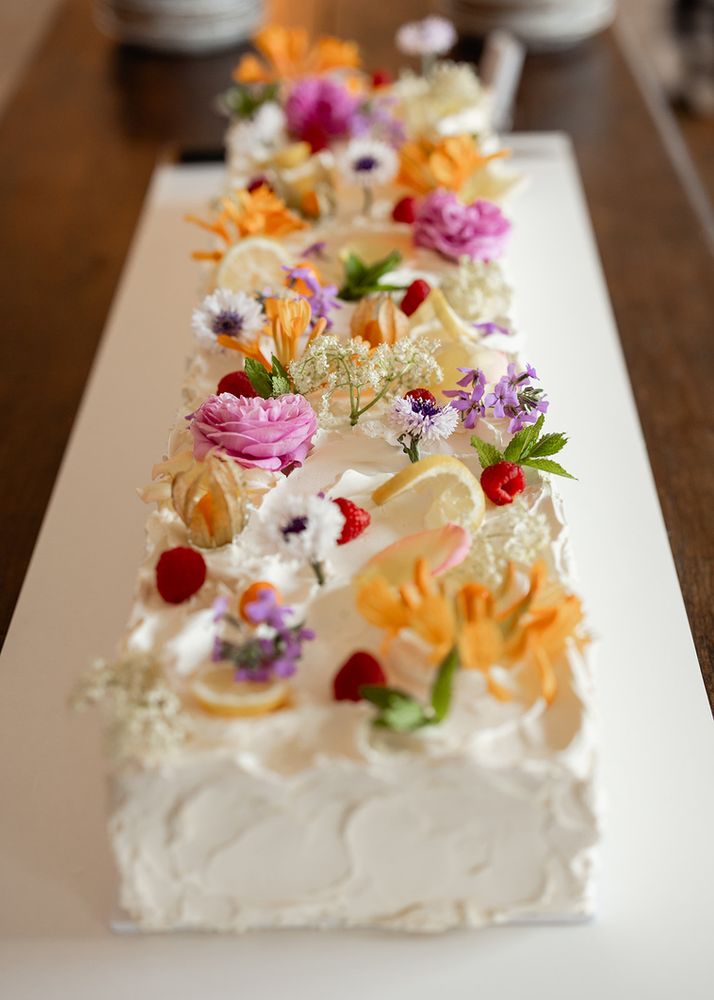 Long Sheet Wedding Cakes